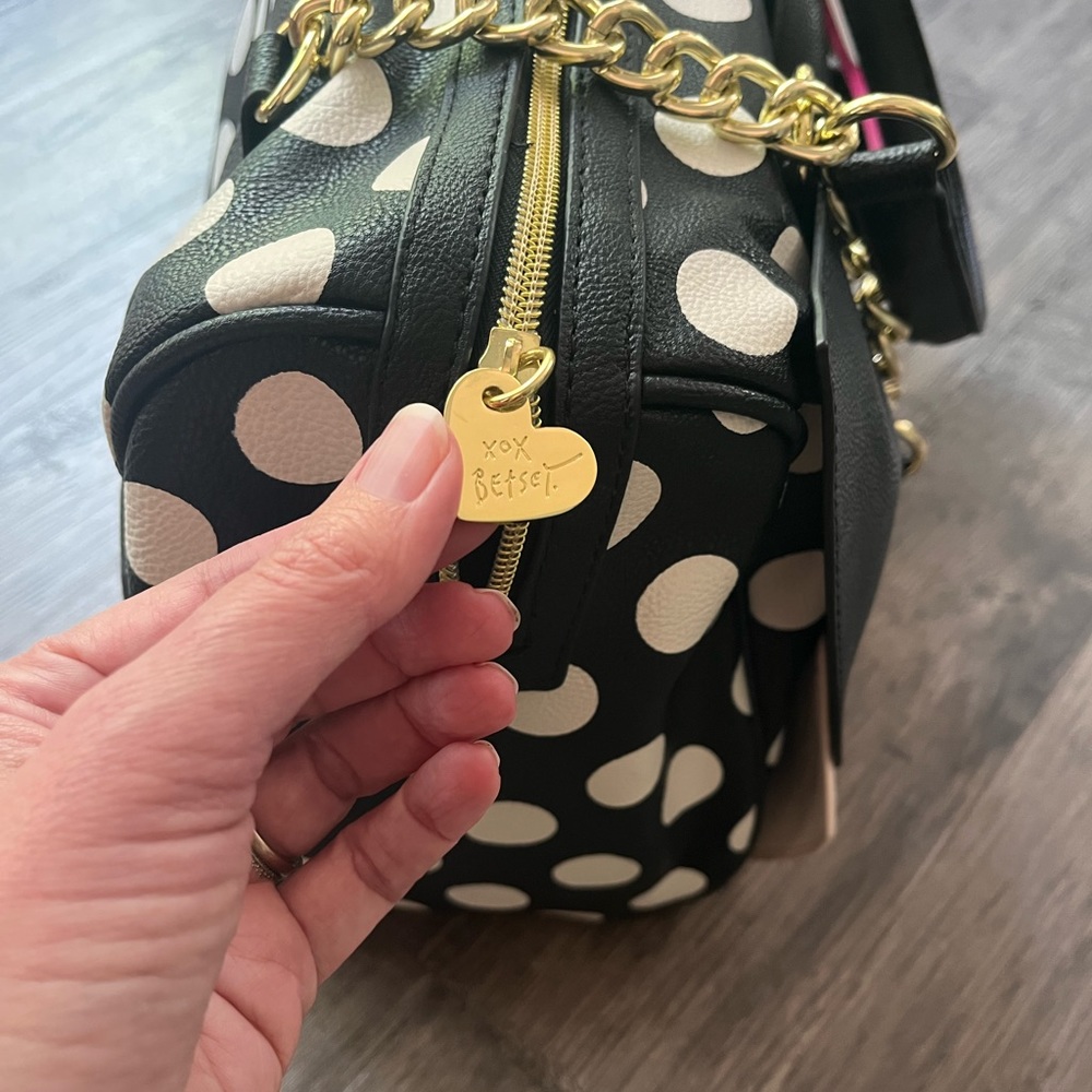 NWT Betsey Johnson Polka Dot Bag - Picture 4 of 11